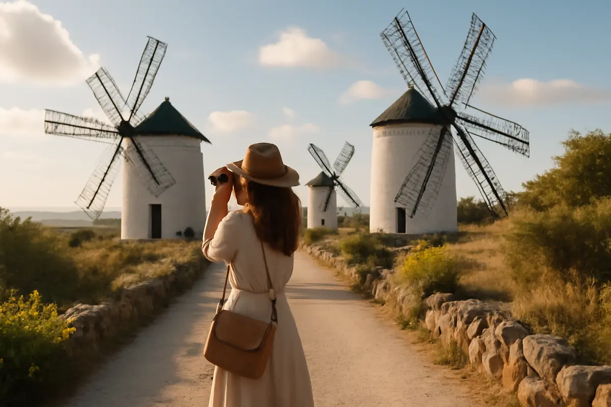 Passeggiare tra i mulini a vento di Salina: itinerario fotografico con scorci memorabili
