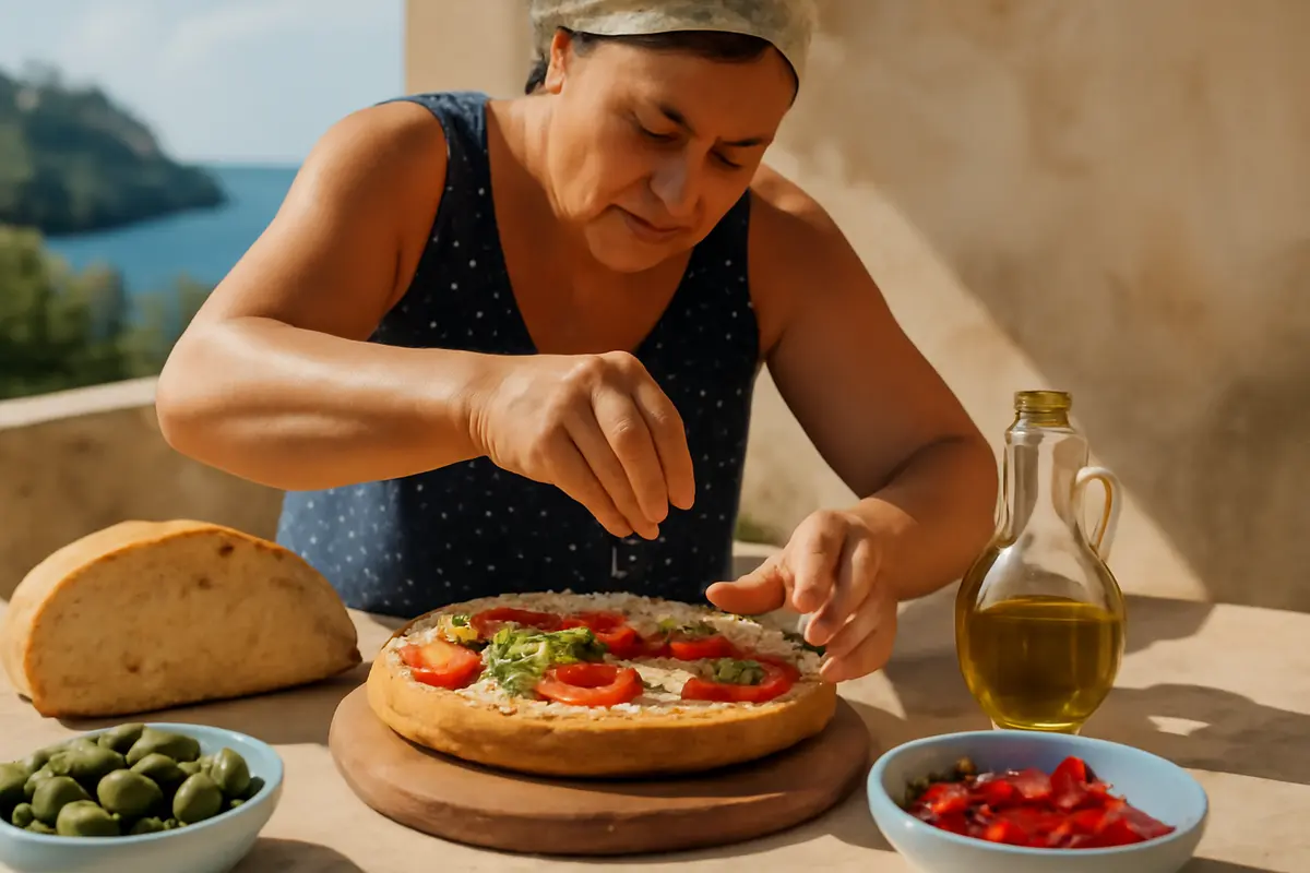Come si prepara il ‘pane cunzato’ sull’isola di Salina? Variante segreta da provare solo qui