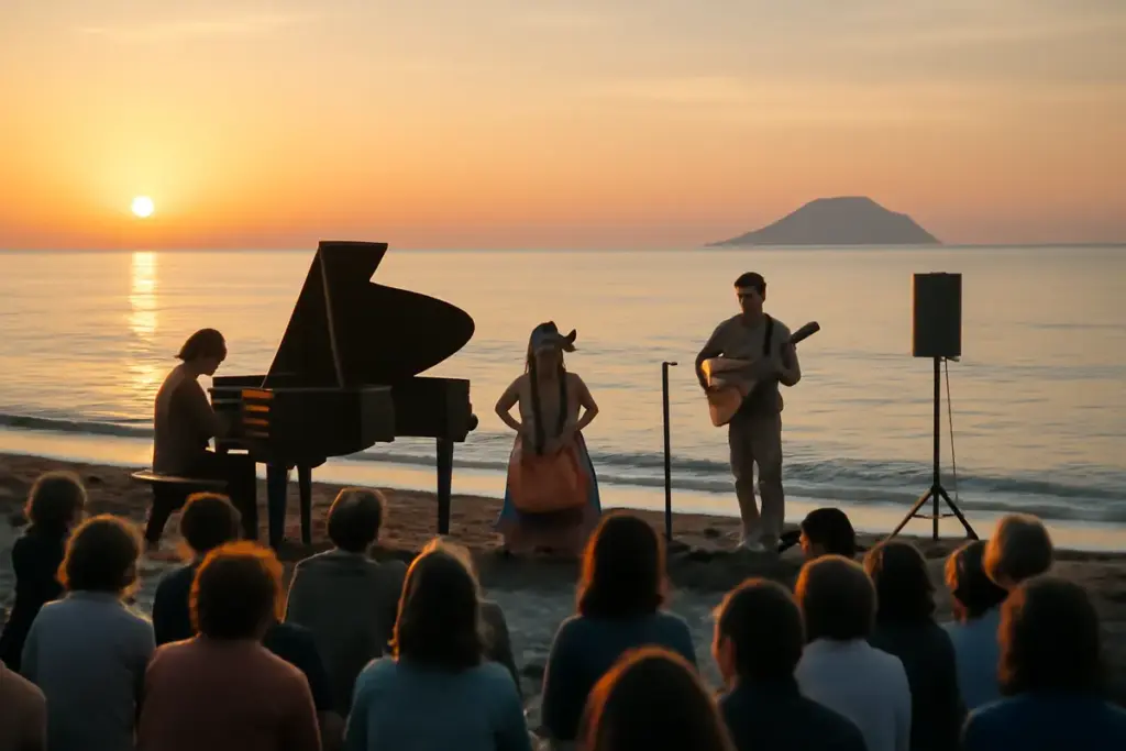 Concerti all’alba sulle spiagge di Salina: vivi un’esperienza sonora irripetibile con la brezza marina