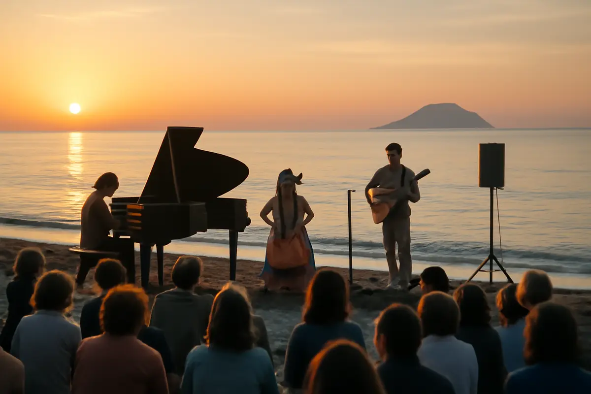 Concerti all’alba sulle spiagge di Salina: vivi un’esperienza sonora irripetibile con la brezza marina