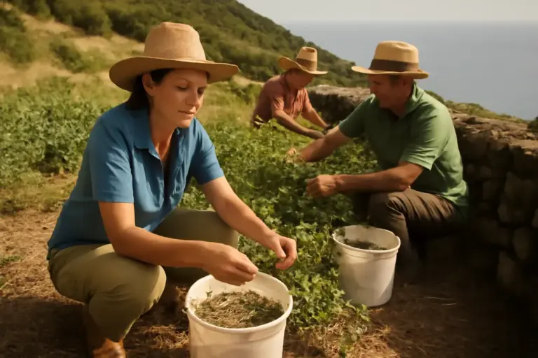 Esperienza di raccolta dei capperi con i contadini di Salina: il periodo migliore e cosa aspettarsi