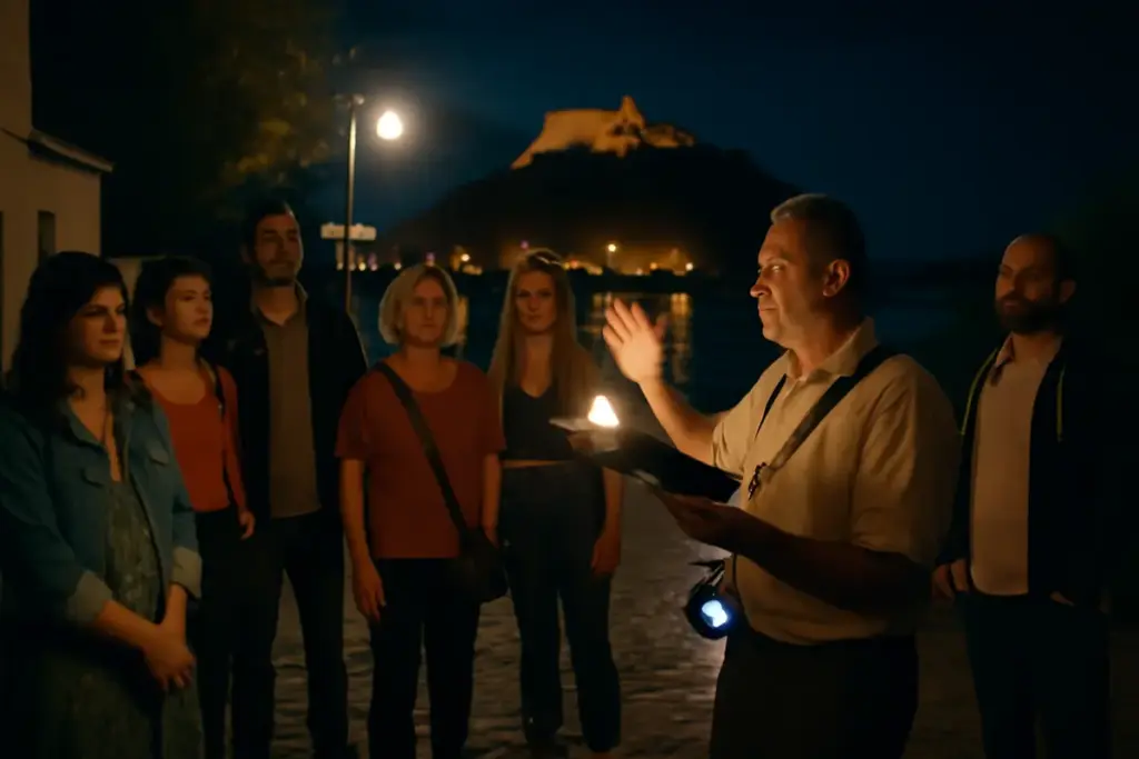 Come partecipare a una visita guidata notturna durante un evento sull’isola? Le storie che emergono solo dopo il tramonto