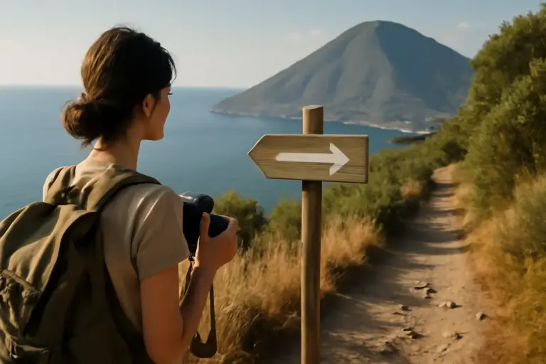 Qual è il sentiero preferito dagli abitanti di Leni? Provala per scoprire panorami che non finisci mai di fotografare