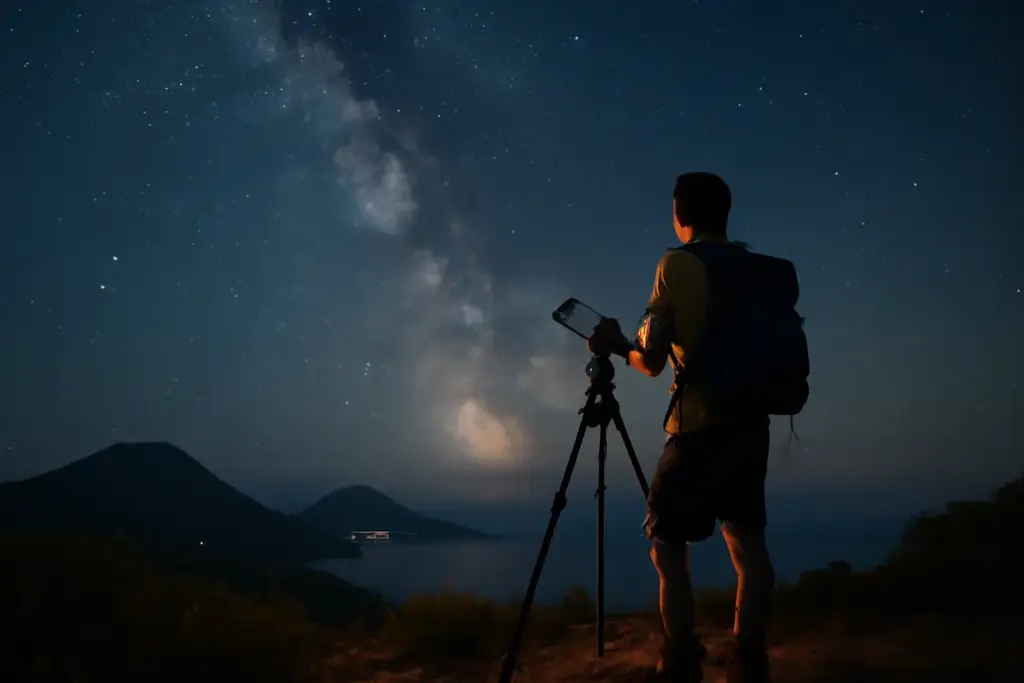 Escursioni notturne tra le stelle dell’isola: che cosa si vede solo nei cieli di Salina