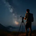 Escursioni notturne tra le stelle dell’isola: che cosa si vede solo nei cieli di Salina