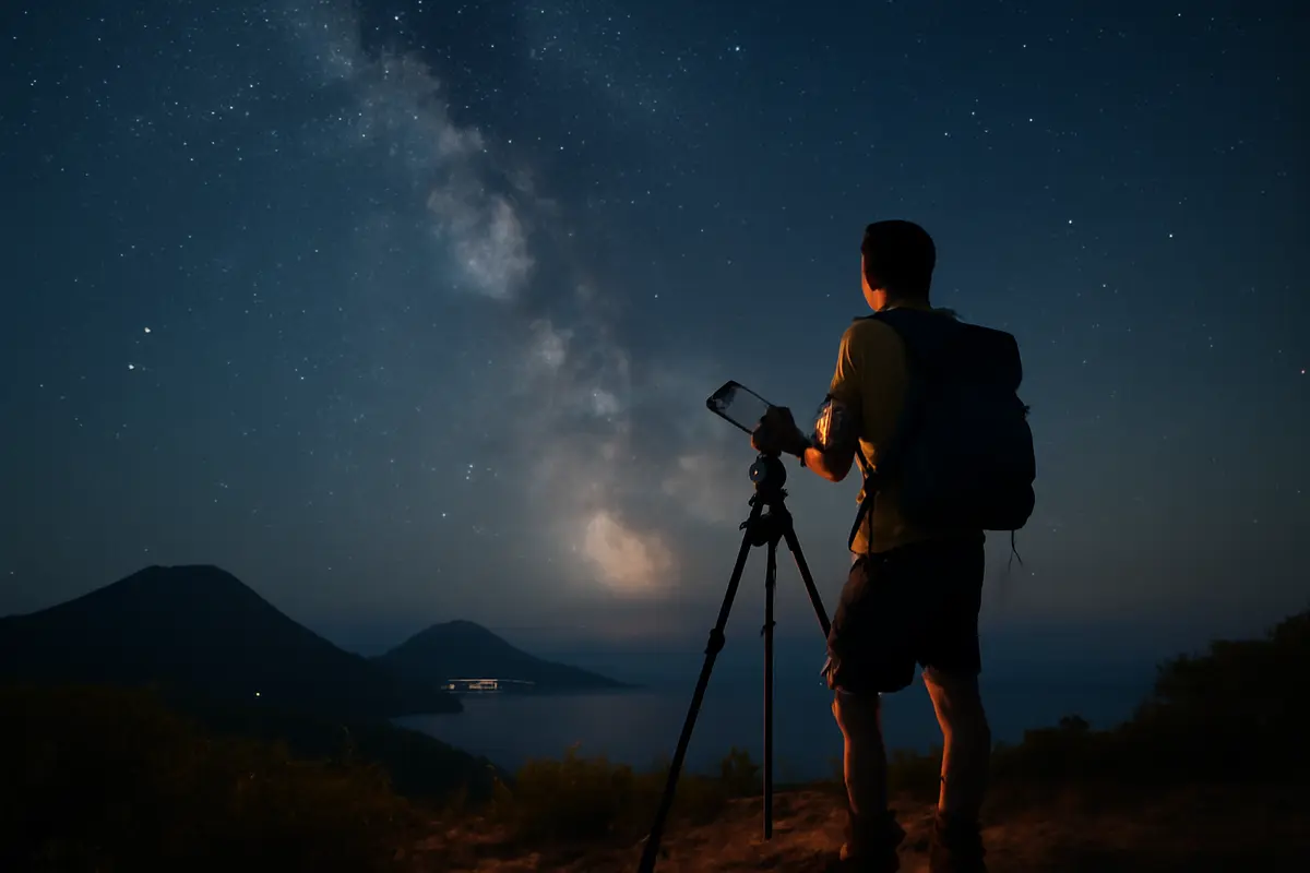 Escursioni notturne tra le stelle dell’isola: che cosa si vede solo nei cieli di Salina
