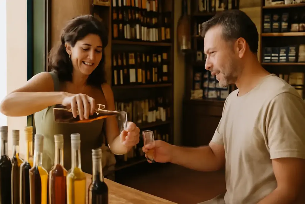 Dove comprare liquori artigianali di Salina? Le piccole botteghe che fanno assaggiare gratis agli ospiti